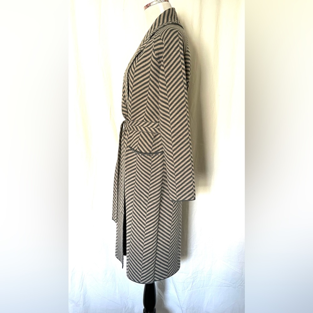 EE By Etcetera Knit Wool Blend Sweater Coat Duster Cardigan Coatigan - Picture 6 of 13